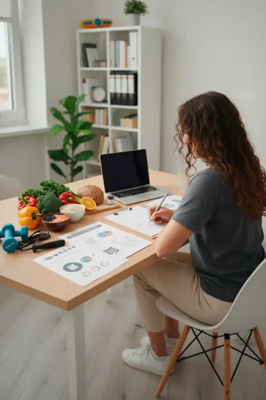 Análisis de diario alimentario y elaboración de un plan nutricional con menús personalizados